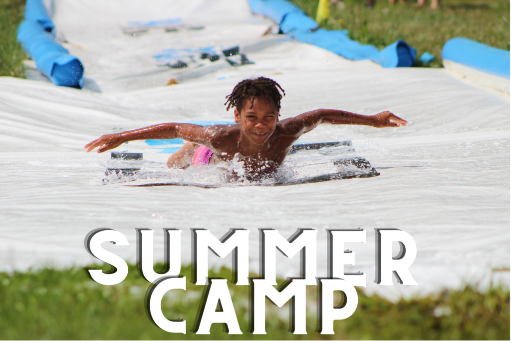summer camp slip and slide