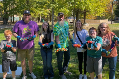 kids having fun at camp