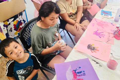 craft time at camp
