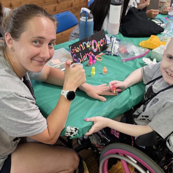 campers at craft time